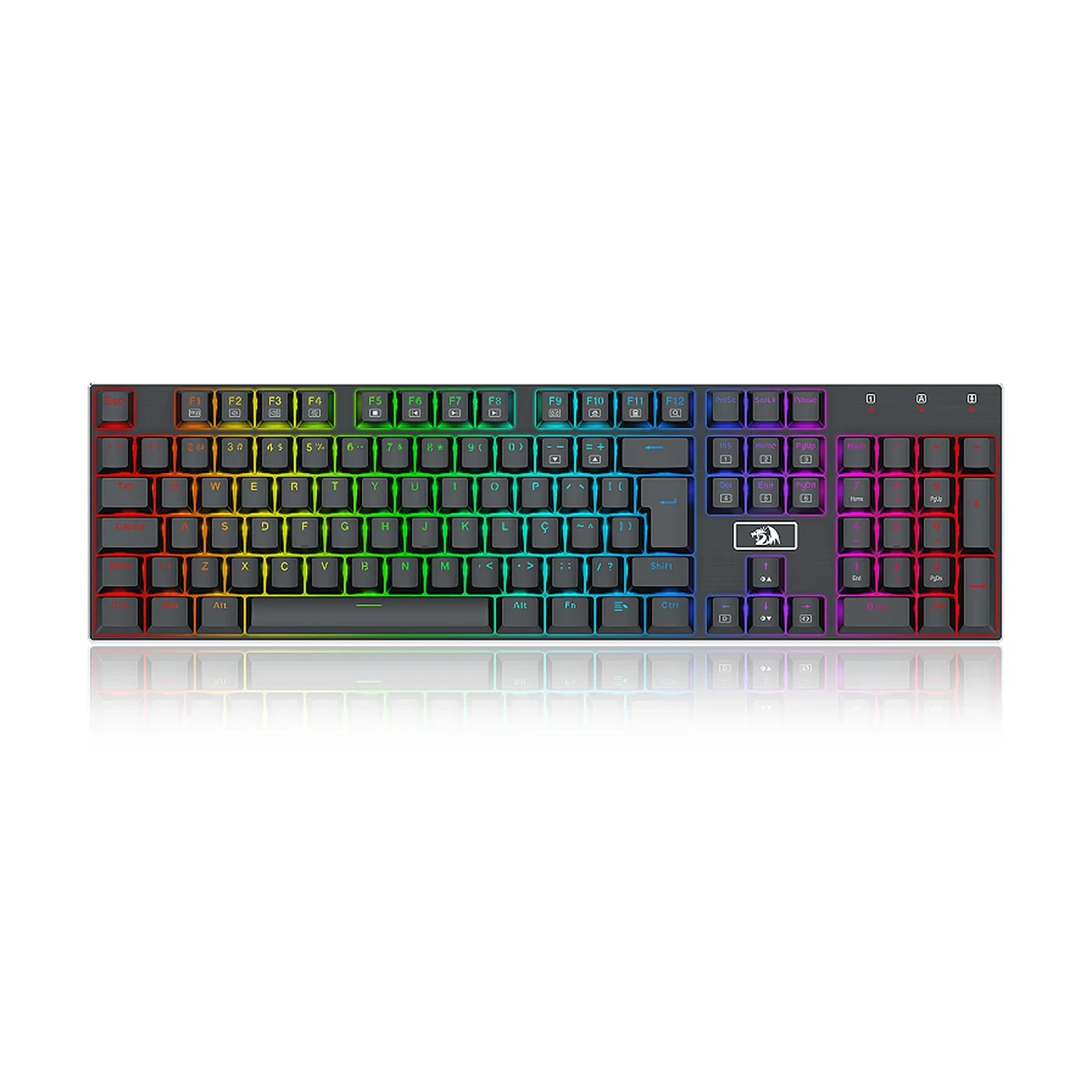Teclado Mecânico Gamer Devarajas Preto RGB K556RGB (pt-brown)