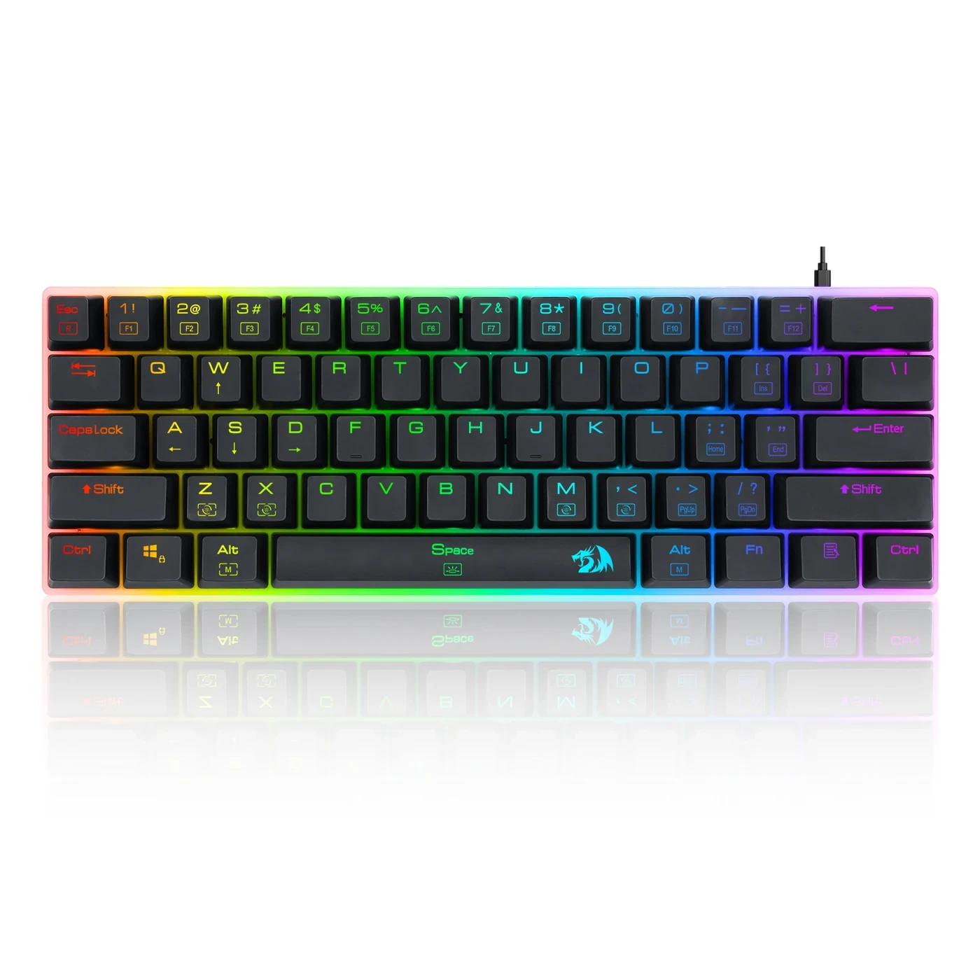 Teclado Mecânico Gamer Redragon Alien Preto