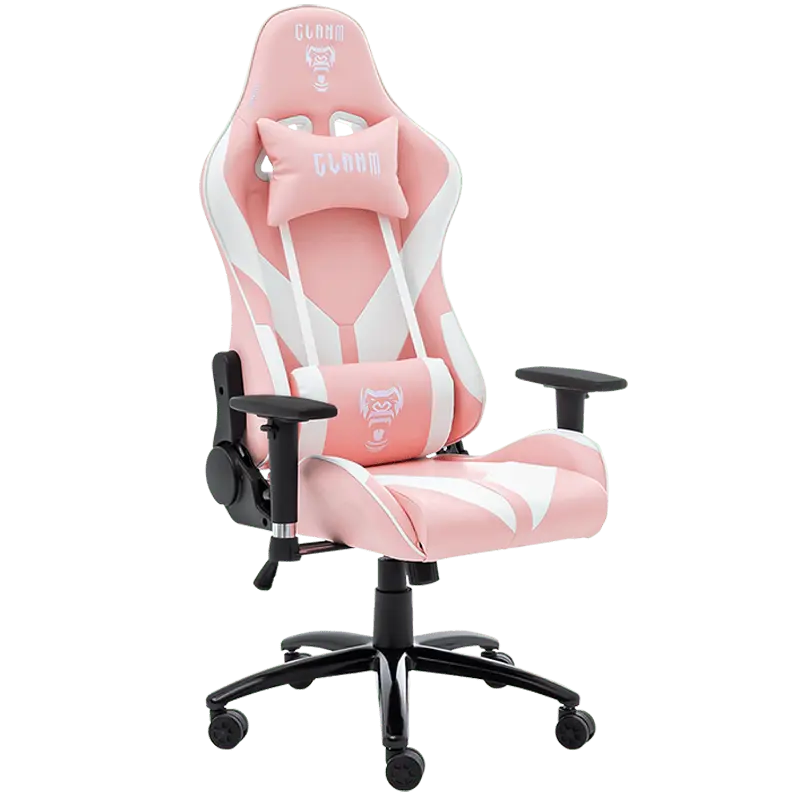 Cadeira Gamer Mount Pink/White Clanm (Cód. 10536)
