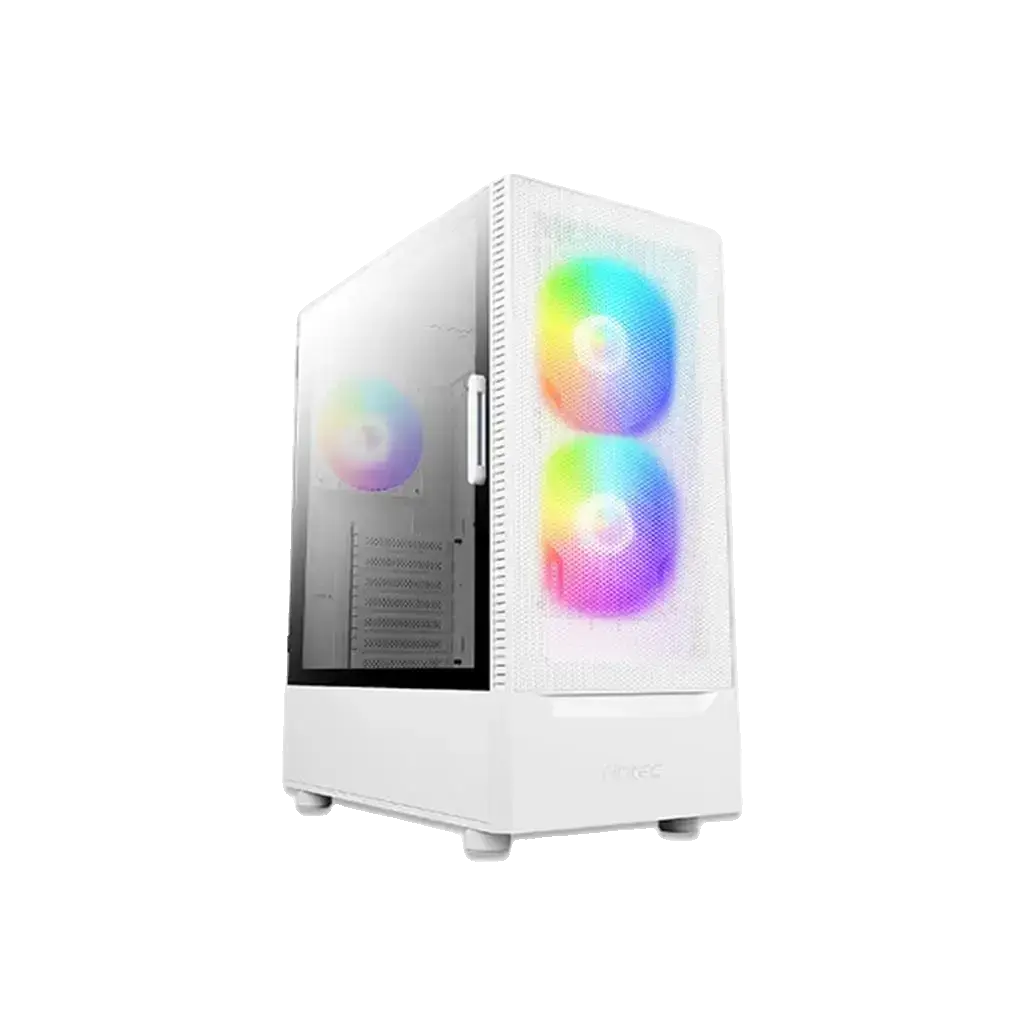 Gabinete Gamer Antec NX410W V2 Branco ARGB Lateral de Vidro