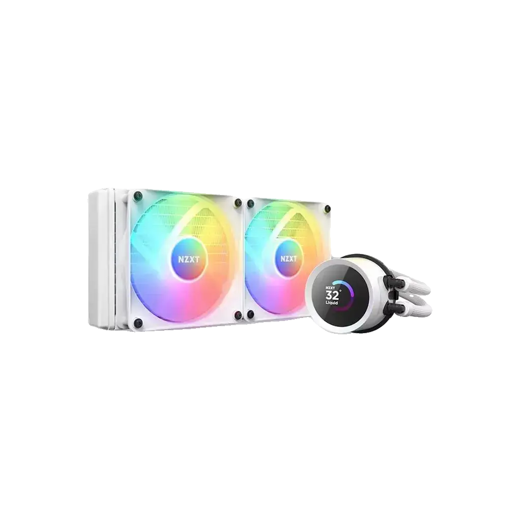 Water Cooler NZXT Kraken 240 RGB Branco 240mm (RL-KR240-W1)