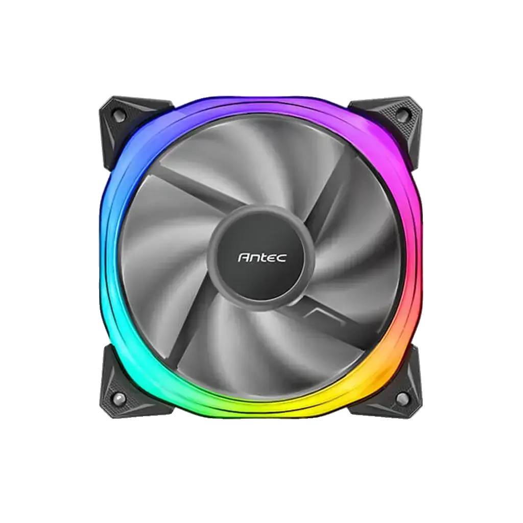 Kit 3 Ventoinhas Antec Fusion 120mm ARGB Preto