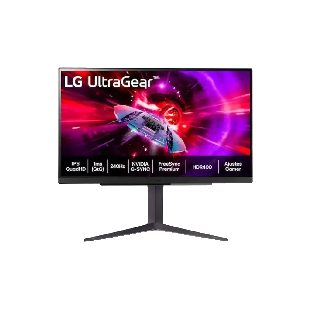 Monitor Gamer LG UltraGear 27" IPS QHD 240Hz 1ms