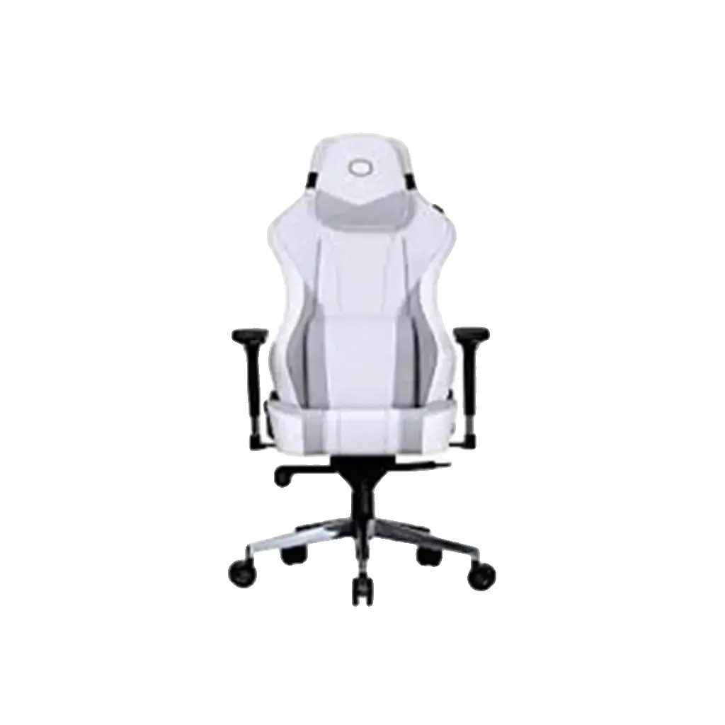 Cadeira Gamer Cooler Master Caliber X2C Cinza e Branca Base de Aço