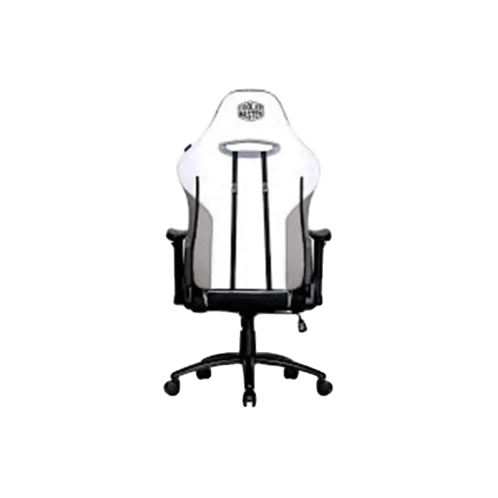 Cadeira Gamer Cooler Master Caliber R3C Cinza e Branca Base de Aço