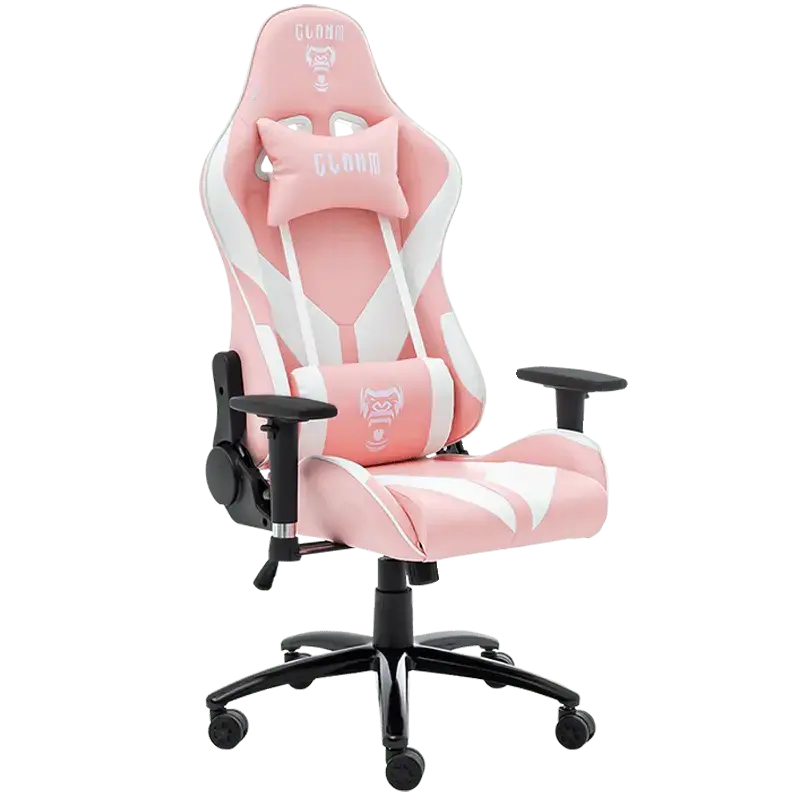 Cadeira Gamer Mount Pink/White Clanm (Cód. 10536)