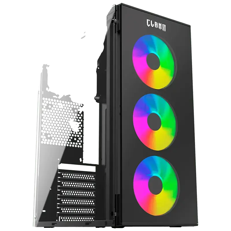 Gabinete Gamer Smog s/ Fans Clanm (Cód. 12654)