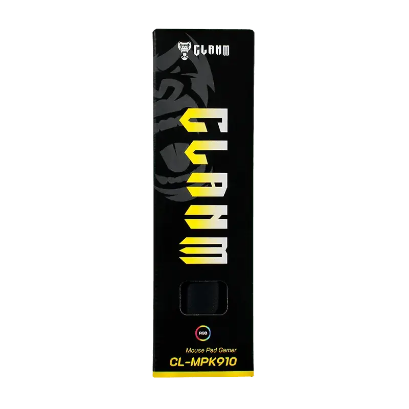 Mousepad Gamer MPK910 RGB Clanm (Cód. 10002)