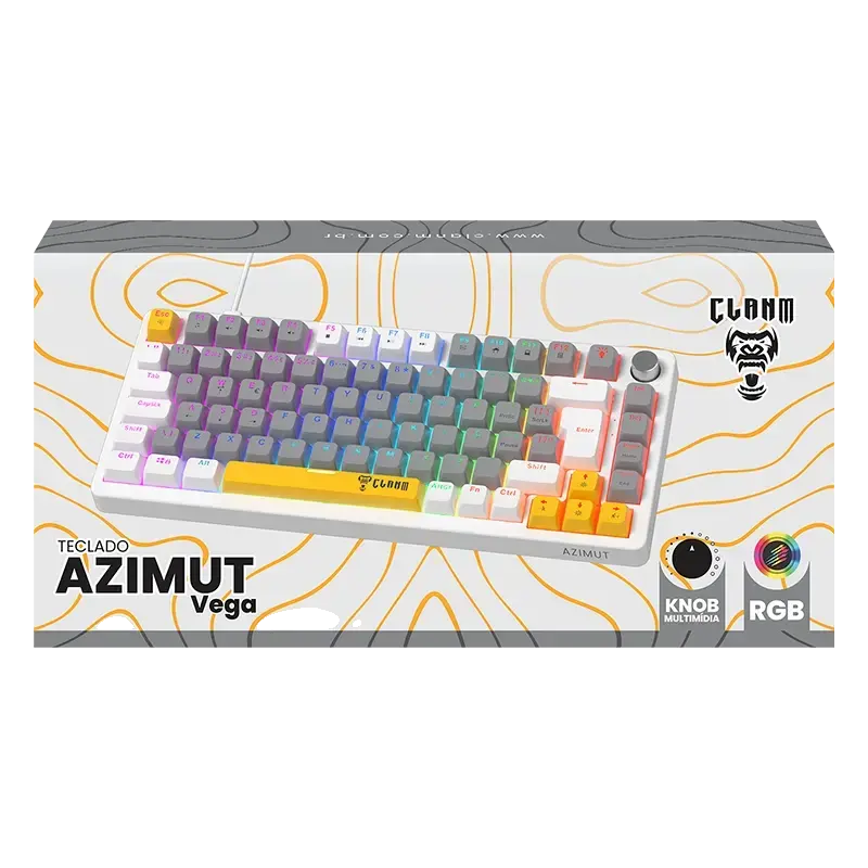 Teclado Azimut Vega 85% Clanm (Cód. 14346)