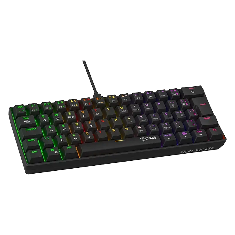 Teclado Night Walker V2 60% Clanm (Cód. 12670)