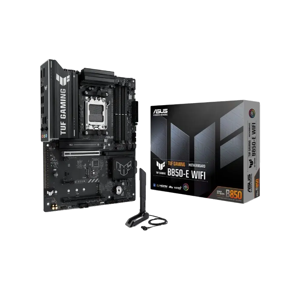 Placa-Mãe ASUS TUF Gaming B850-E WiFi — AM5, DDR5, ATX