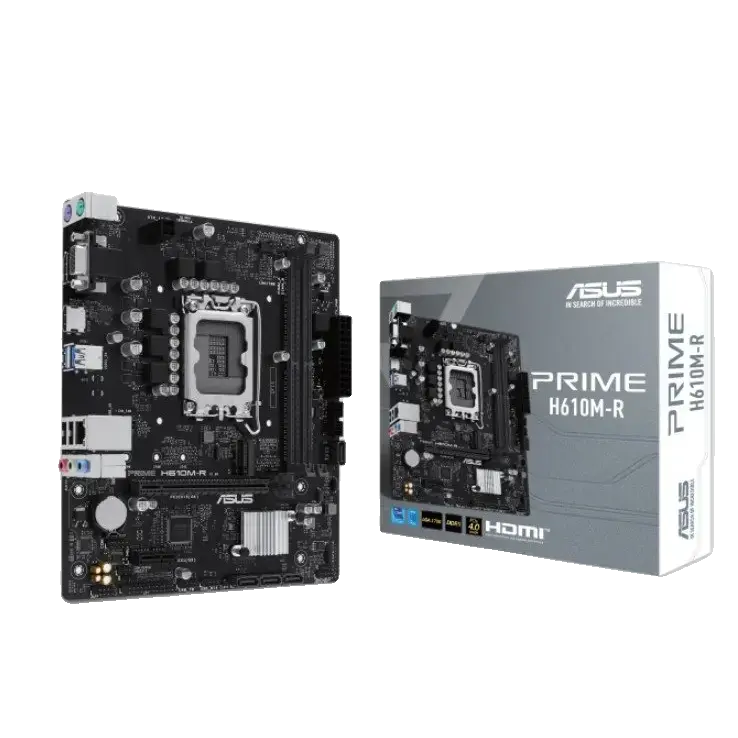 Placa-Mãe ASUS Prime H610M-R — LGA1700, DDR5, mATX