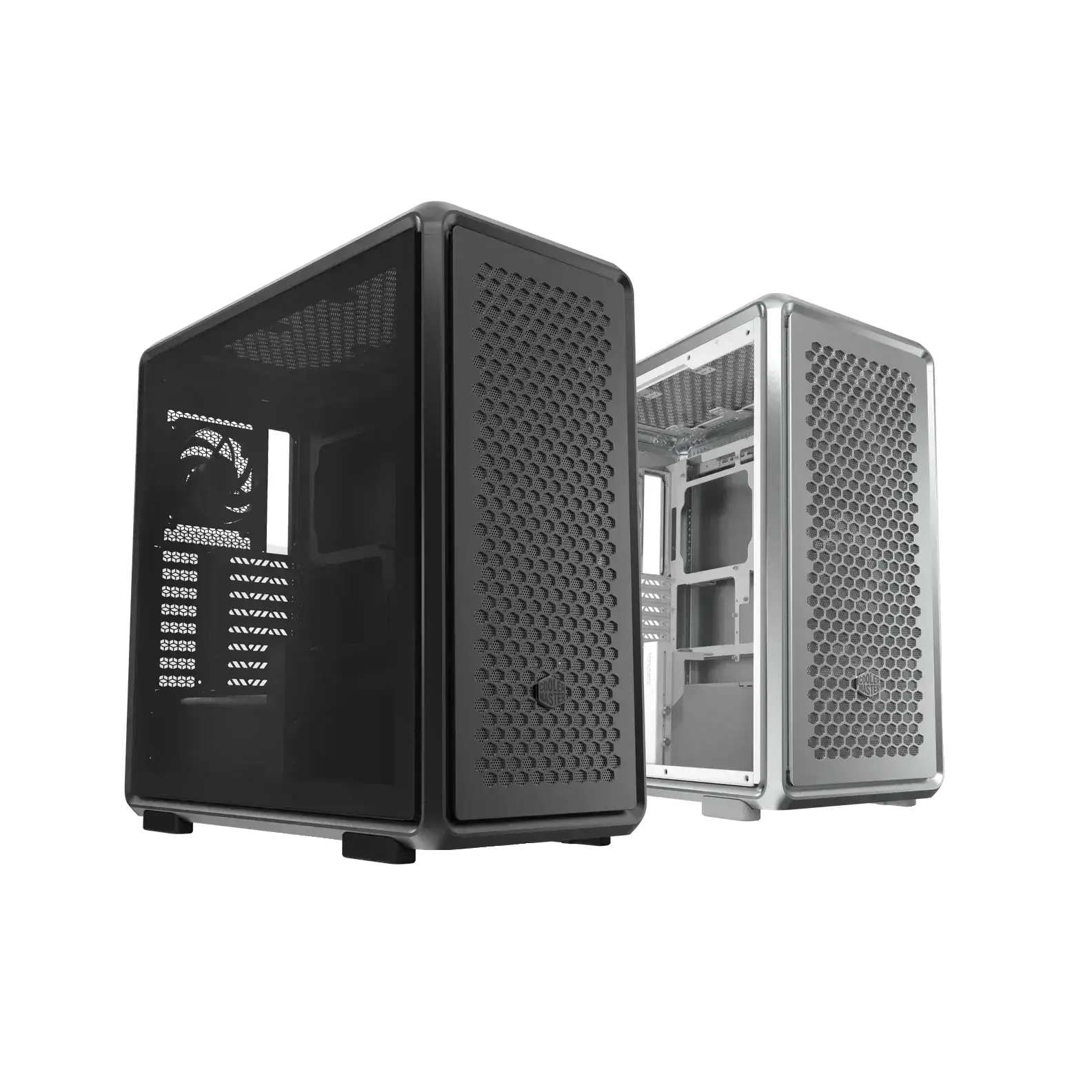 GABINETE GAMER MICRO ATX/ ATX/ ITX SEM FONTE MASTERFRAME 600 PRETO COOLER MASTER