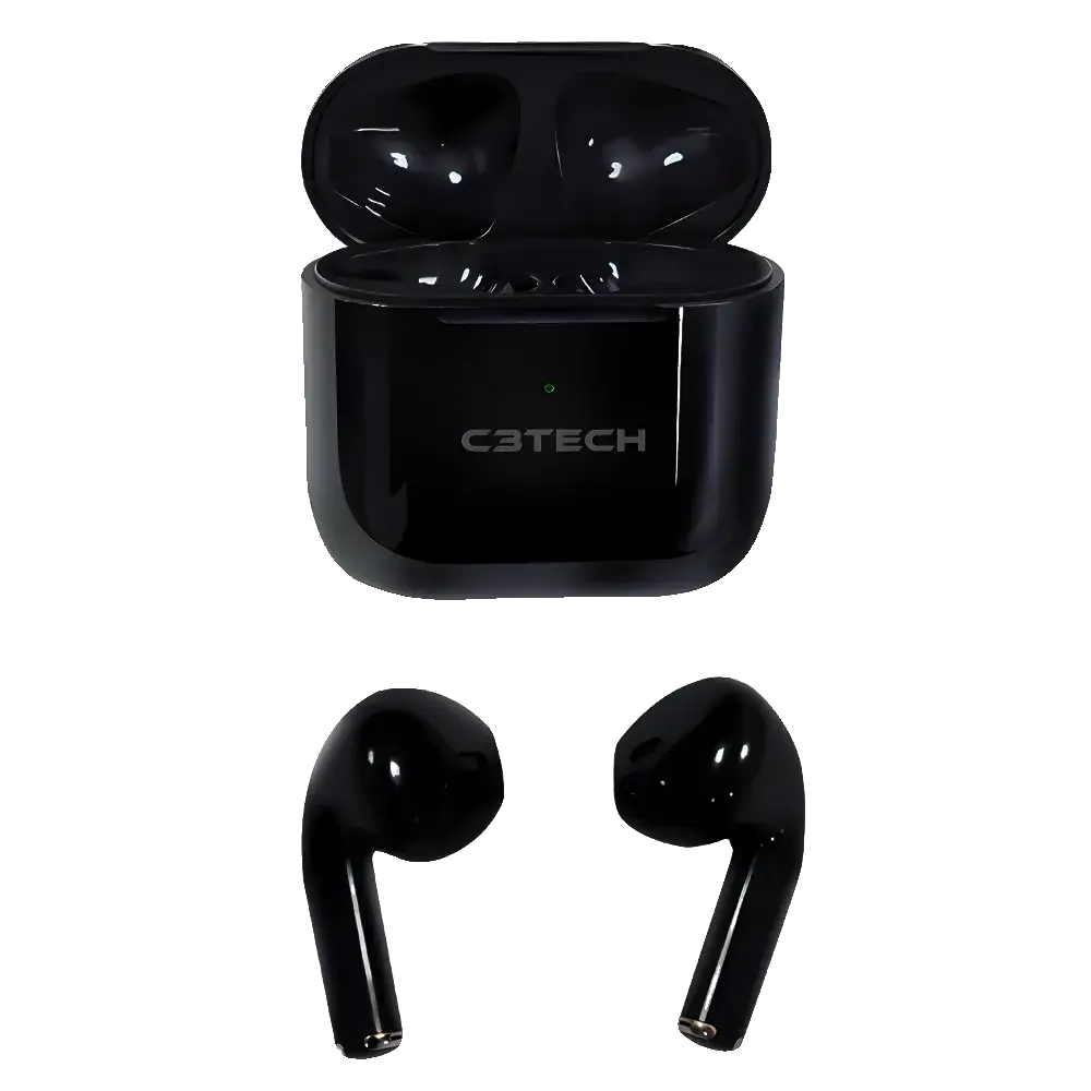 FONE DE OUVIDO SEM FIO EP-TWS-21BK PRETO C3TECH