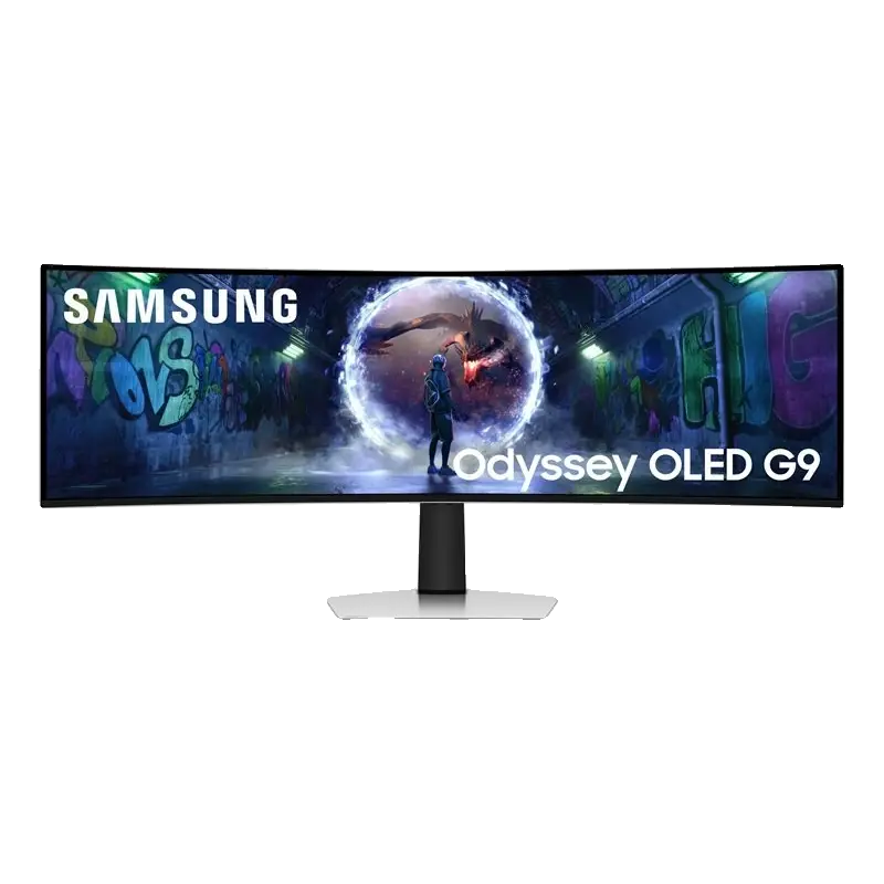MONITOR SAMSUNG 49 GAMER CURVO ODYSSEY OLED G9 DQHD DCI99 1800R 0,03MS 240HZ HDR10+GAMING F-SYNC G-SYNC LS49DG930SLMZD