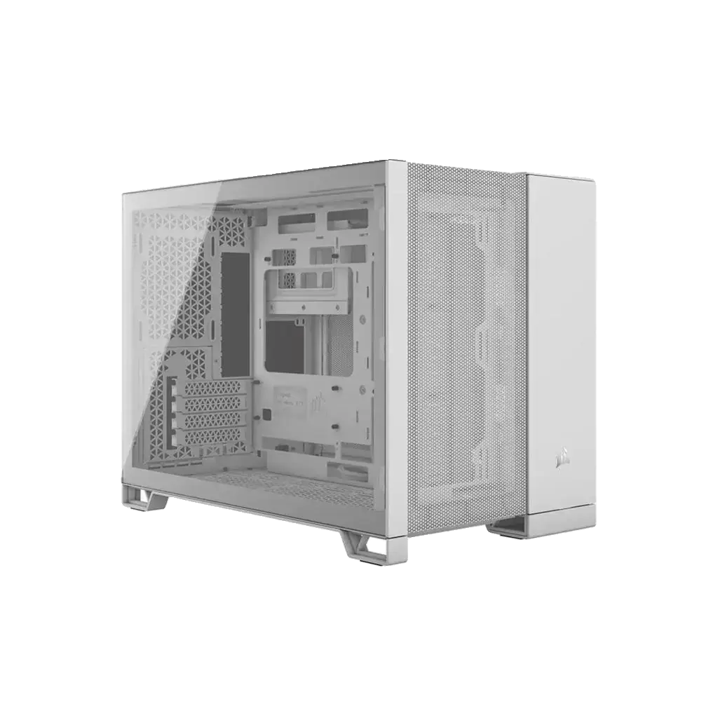 Gabinete Gamer Corsair Airflow 2500D Branco Mid Tower Lateral de Vidro