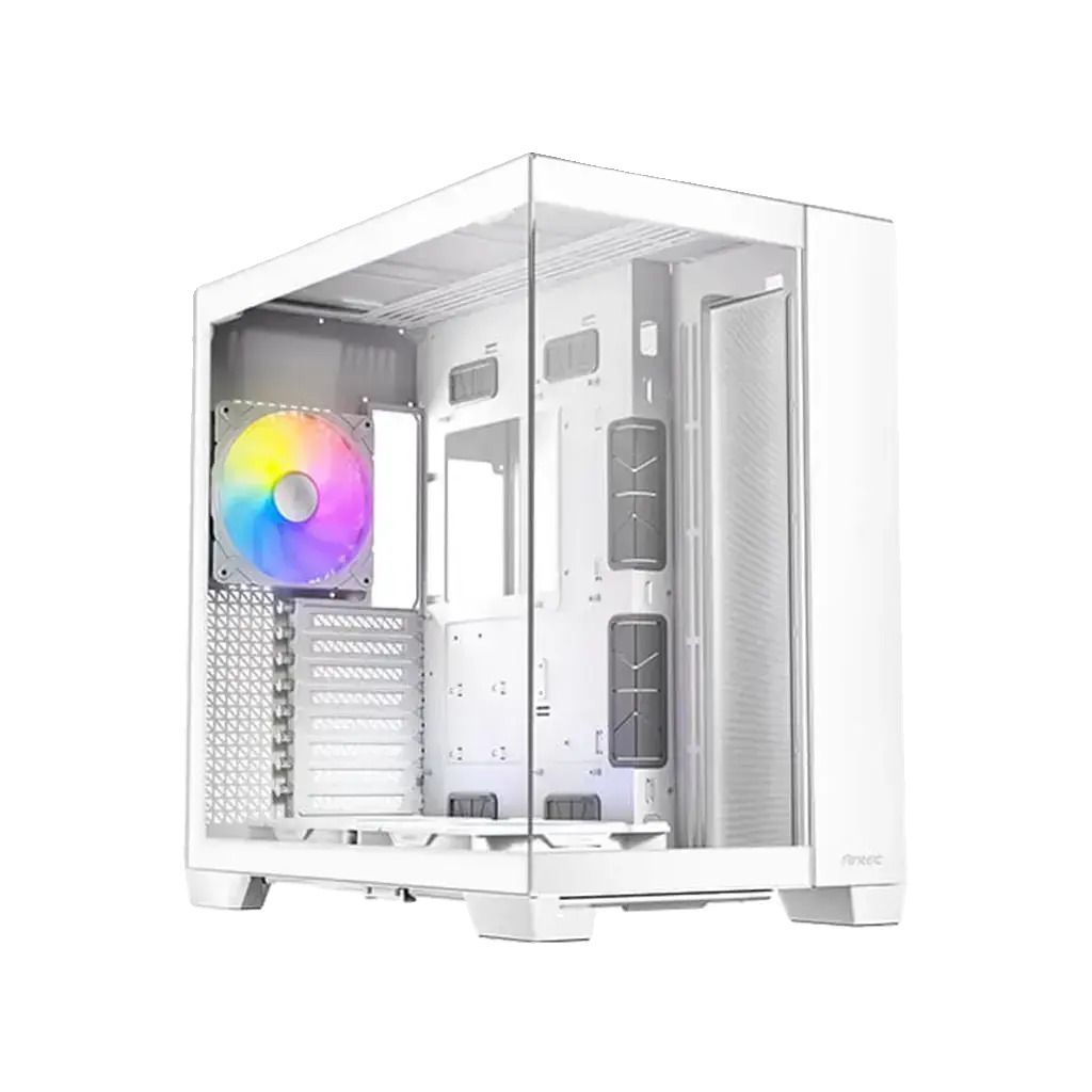 Gabinete Gamer Antec C8 ARGB Branco Lateral de Vidro