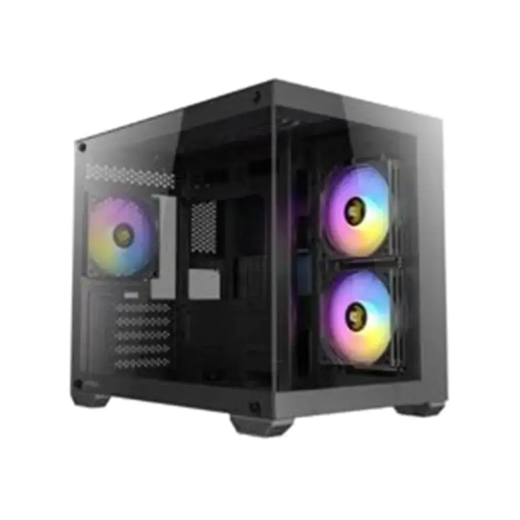 Gabinete Gamer Antec CX600M RGB Preto Lateral de Vidro