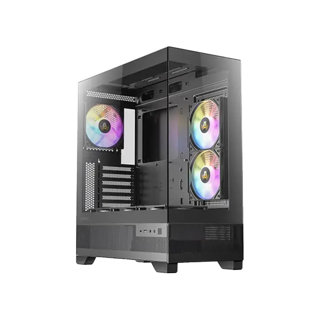 Gabinete Gamer Antec CX700 RGB Elite Preto Lateral de Vidro