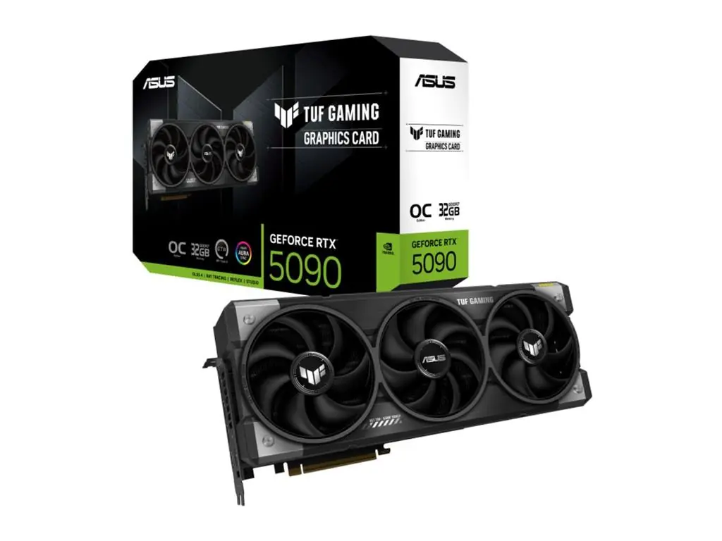 Placa de Vídeo Asus TUF Gaming OC GeForce RTX 5090 32GB GDDR7 512 Bits
